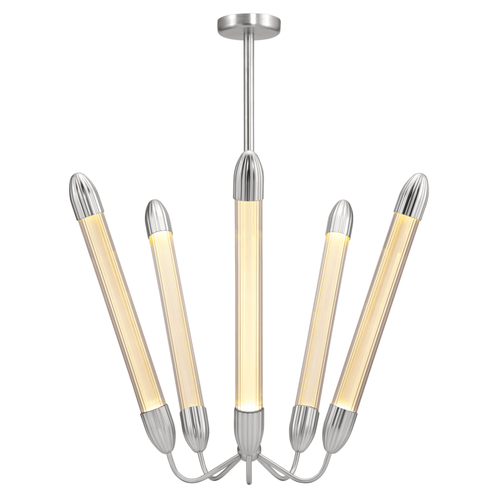 Φωτιστικό Οροφής 5xGU10 Lemon Squeeze Long - Polished steel - by UMAGE