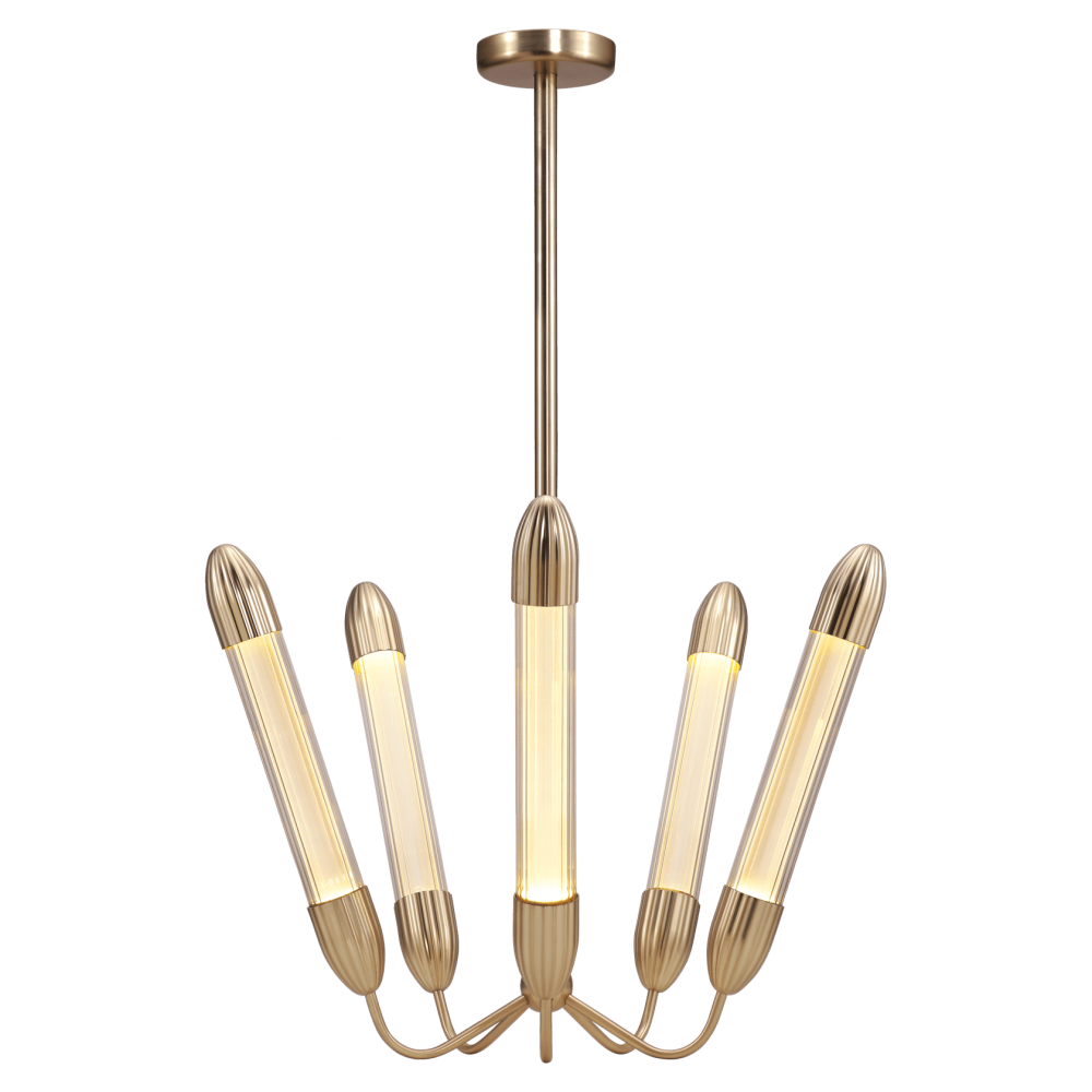 Φωτιστικό Οροφής 5xGU10 Lemon Squeeze Short - Plated brass - by UMAGE