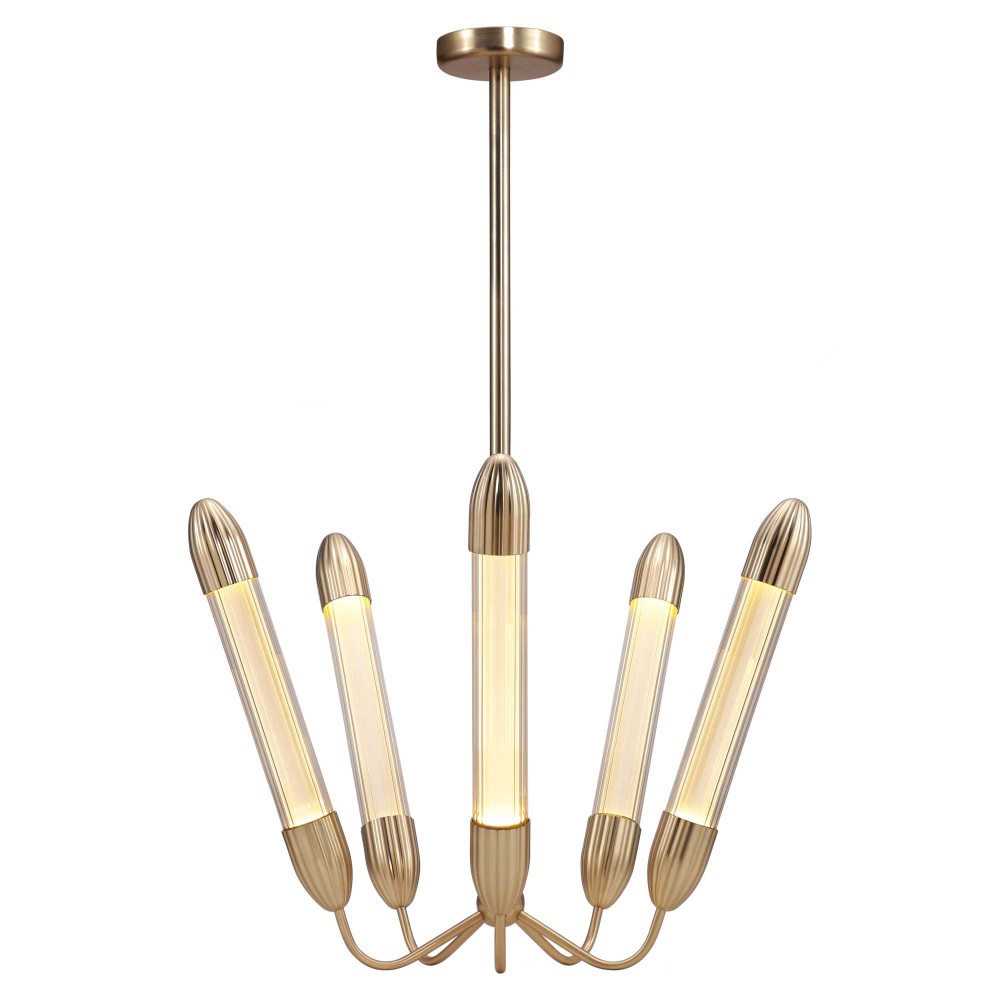 Φωτιστικό Οροφής 5xGU10 Lemon Squeeze Short - Plated brass - by UMAGE
