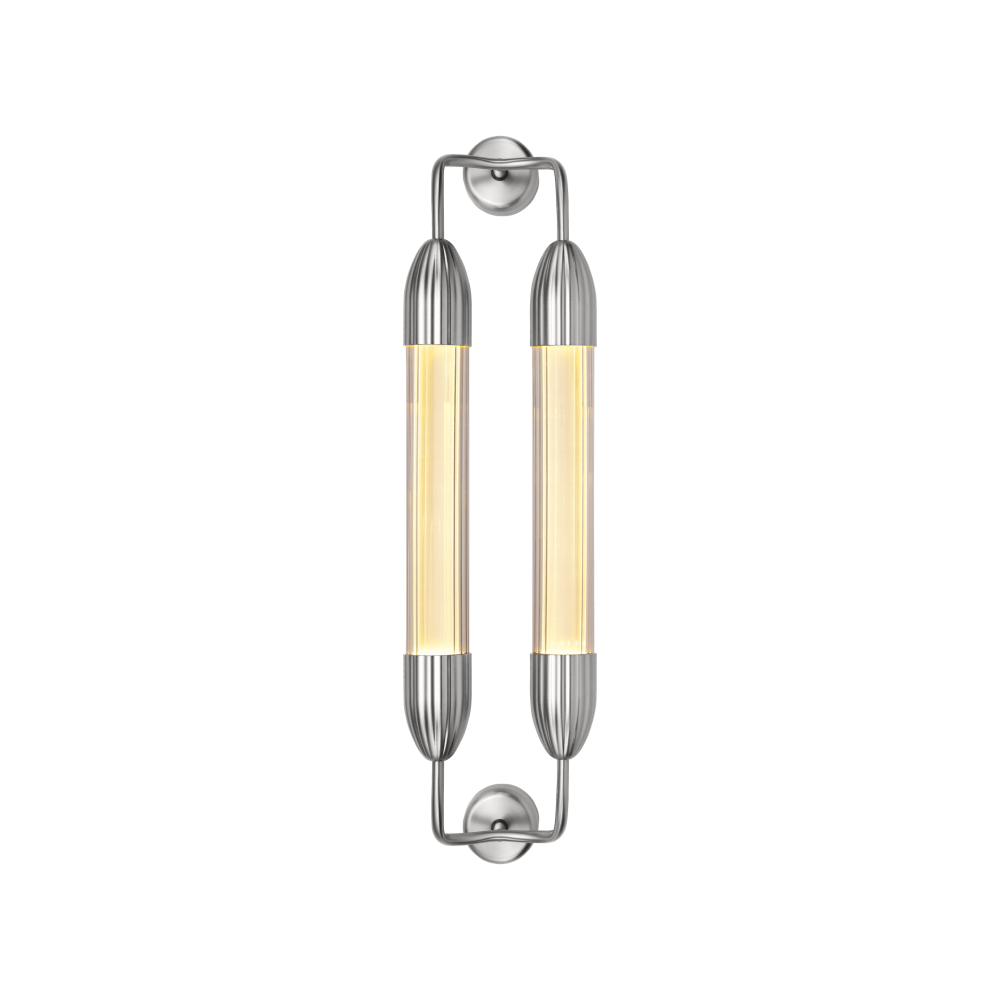 Φωτιστικό Τοίχου 2xGU10 Lemon Squeeze short double - Polished steel - by UMAGE