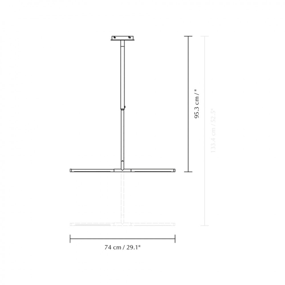 LED Φωτιστικό Οροφής Omni 22W CRI94 Dimmable - Black - by UMAGE