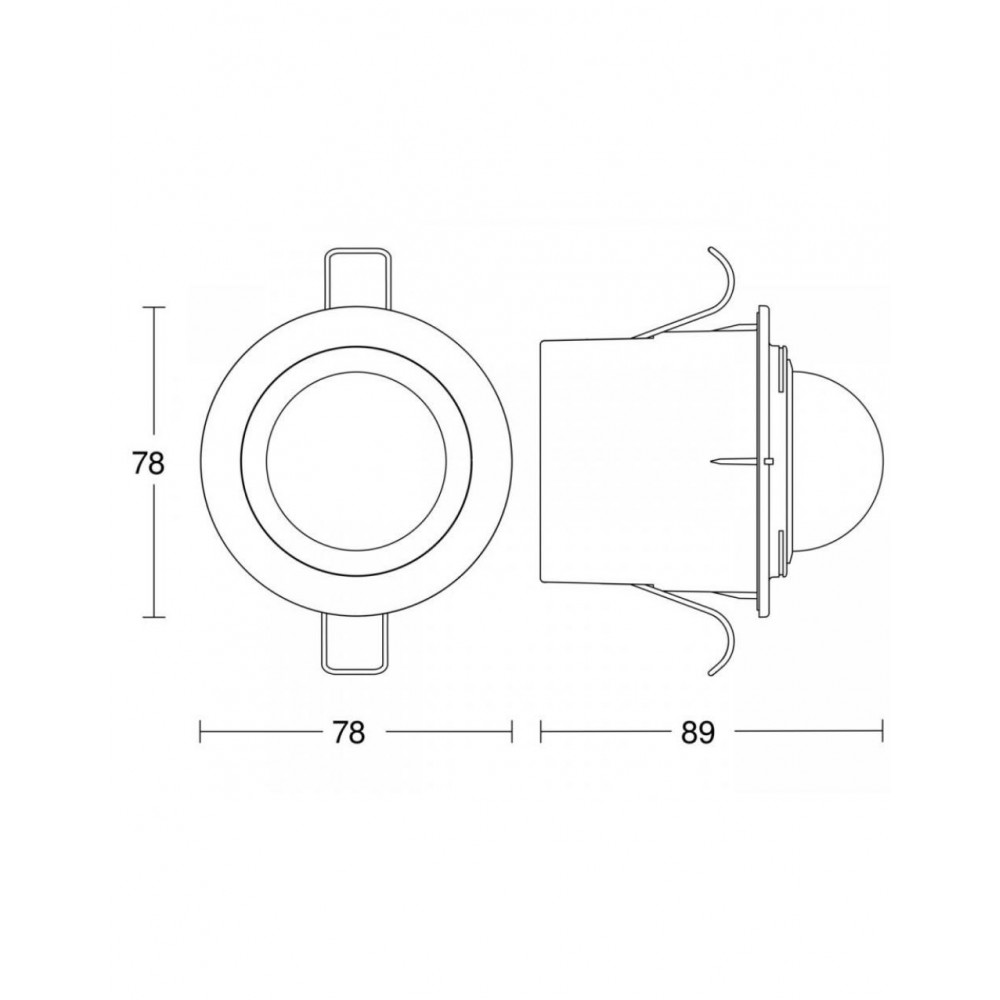 Αισθητήρας Κίνησης MOTION DETECTOR IS 360-1 DE WHITE - STEINEL