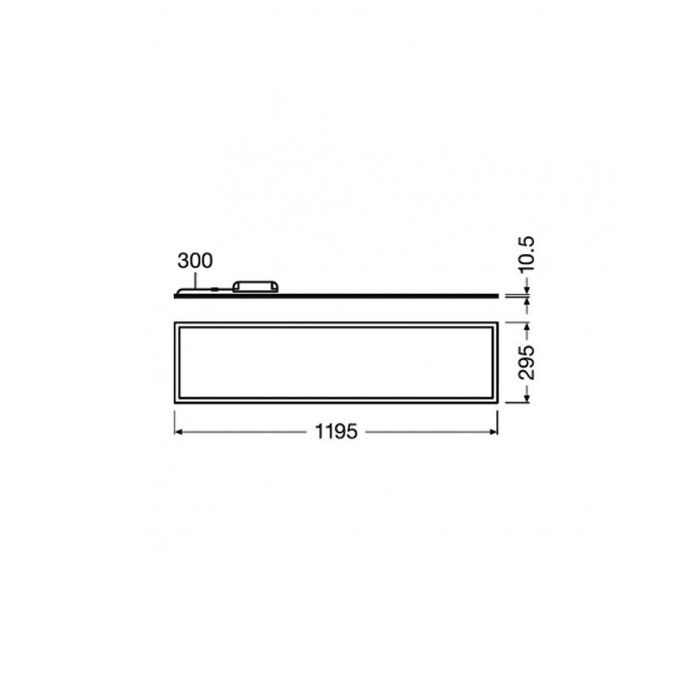 ΦΩΤΙΣΤΙΚΟ PANEL LED 120×30 48W 4000K 5090lm 120° AC100-240V BACKLIGHT ΑΛΟΥΜΙΝΙΟΥ ΛΕΥΚΟ PROFESSIONAL - UNIVERSE