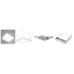 Φωτιστικό Οροφής LED Panel Λευκό Τετράγωνο 60x60 48W SELV - UNIVERSE