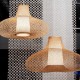 Κρεμαστό Φωτιστικό Μονόφωτο Από Bamboo Σε Φυσικό Χρώμα D98cm MAY Large - Ay illuminate