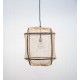 Κρεμαστό Φωτιστικό Μονόφωτο Από Bamboo Και Σιζάλ Handmade Φ41cm 1xE27 - Z5 black sisal net tea dye - Ay illuminate