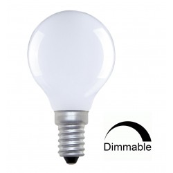 LED Λάμπα Filament G45 6W Θερμό E14 Γαλακτερή DIMMABLE Universe