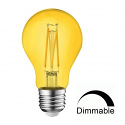 LED Λάμπα Filament A60 9W Θερμό E27 Μελί Γυαλί DIMMABLE Universe