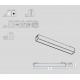 Slim 48V Magnetic Flood Light 24 μοιρών 10W Ra90 για ΡΑΓΑ SLIM ΜΑΥΡΟ - UNIVERSE