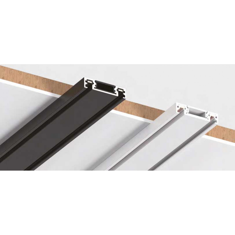 ΜΑΓΝΗΤΙΚΗ ΡΑΓΑ SLIM Μαύρη 48V 2m - UNIVERSE