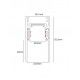 ΜΑΓΝΗΤΙΚΗ ΡΑΓΑ Standard 48v Magnetic Track Surface Mounted 2m Λευκό- UNIVERSE