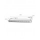 Standard 48V Magnetic Folding Light 18W RA90 Osram Led Για ΜΑΓΝΗΤΙΚΗ ΡΑΓΑ Χωνευτή Standard 48v Μαύρο - UNIVERSE