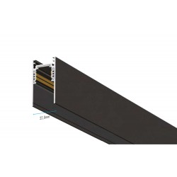 ΜΑΓΝΗΤΙΚΗ ΡΑΓΑ Standard 48v Magnetic Track Surface Mounted 2m Μαύρο- UNIVERSE