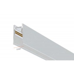 ΜΑΓΝΗΤΙΚΗ ΡΑΓΑ Standard 48v Magnetic Track Surface Mounted 2m Λευκό- UNIVERSE