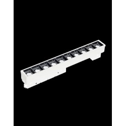 Standard 48V Magnetic Grille Light 12W RA90 Osram Led Για ΜΑΓΝΗΤΙΚΗ ΡΑΓΑ Χωνευτή Standard 48v Λευκό - UNIVERSE