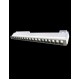 Standard 48V Magnetic Folding Light 18W RA90 Osram Led Για ΜΑΓΝΗΤΙΚΗ ΡΑΓΑ Χωνευτή Standard 48v Λευκό - UNIVERSE