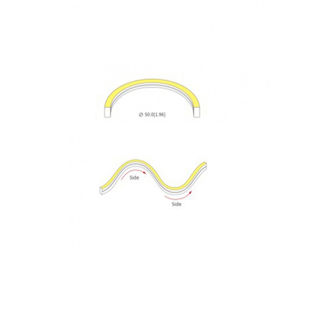 ROUND NEON FLEX LED ΤΑΙΝΙΑ 10W RGB 220-240V 330° IP65 DIMMABLE UNIVERSE