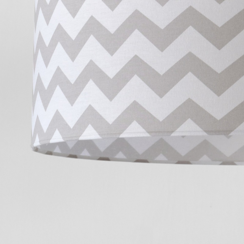 Κρεμαστό Φωτιστικό - Chevron Grey - 1 x E27 VEIS Κρεμαστό Φωτιστικό - Chevron Grey - 1 x E27 VEIS