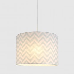Κρεμαστό φωτιστικό Chevron Grey Mint - 1 x E27 VEIS