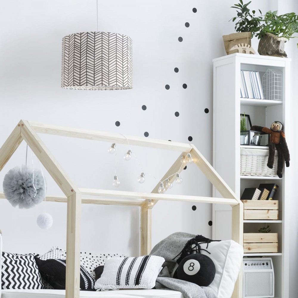 Κρεμαστό φωτιστικό Scandinavian Black - 1 x E27 VEIS Κρεμαστό φωτιστικό Scandinavian Black - 1 x E27 VEIS