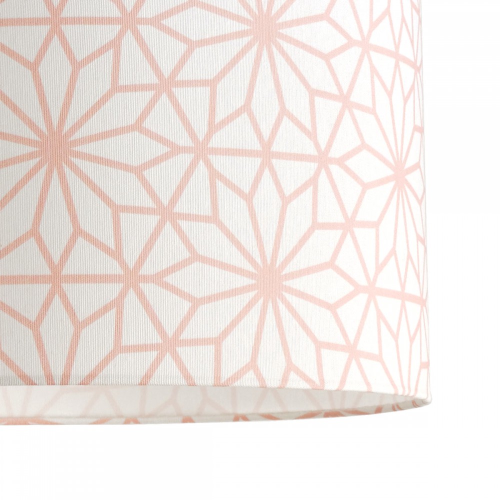 Παιδικό φωτιστικό Geometric Floral Pink - 1 x E27 VEIS Παιδικό φωτιστικό Geometric Floral Pink - 1 x E27 VEIS