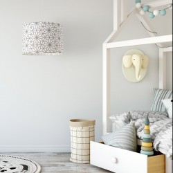 Κρεμαστό Φωτιστικό - Chevron Grey - 1 x E27 VEIS