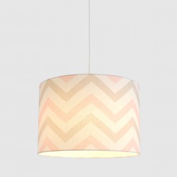Κρεμαστό φωτιστικό Chevron Sand Pink - 1 x E27 VEIS