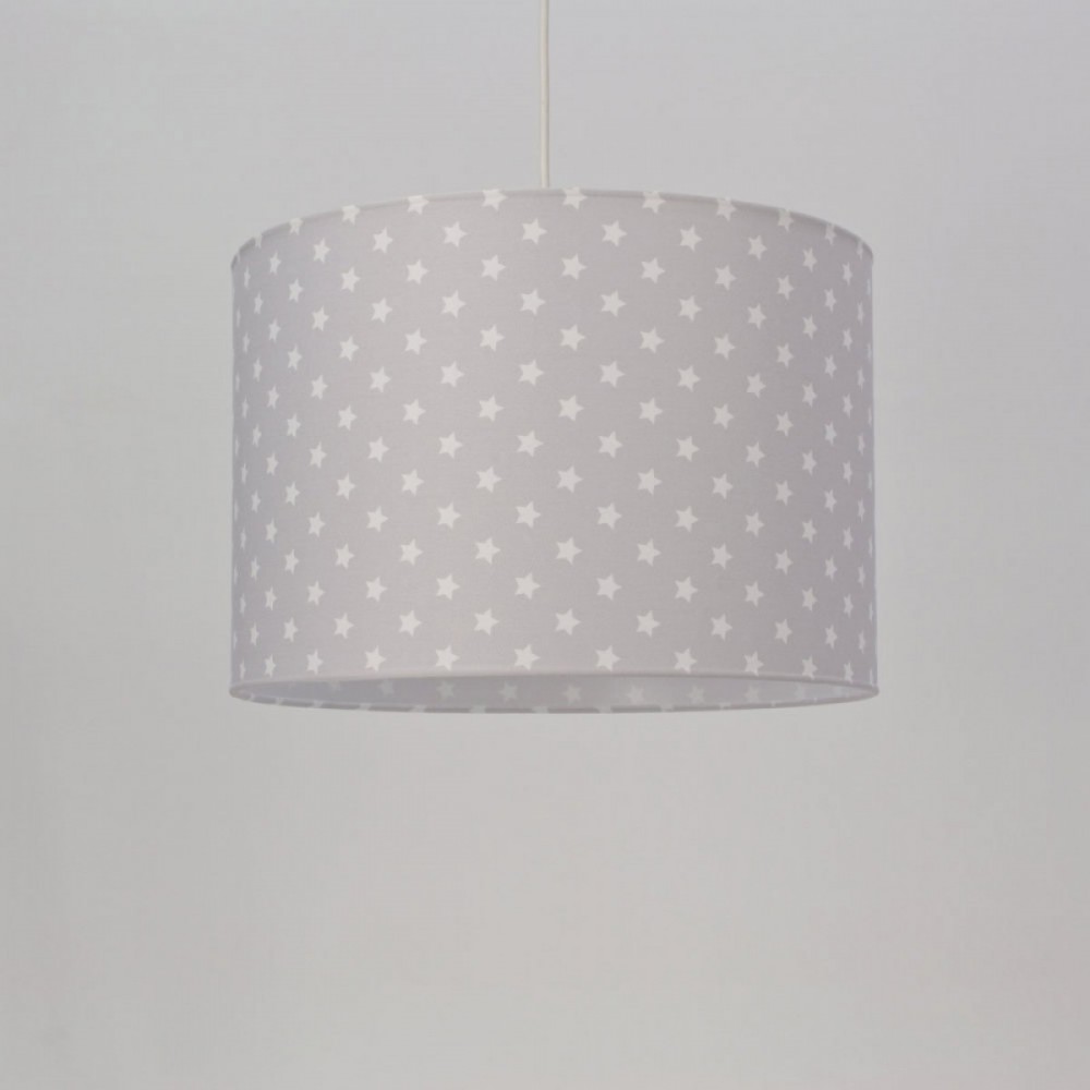 Κρεμαστό Παιδικό Φωτιστικό - Stars Grey - 1 x E27 VEIS