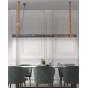 LED Κρεμαστό Φωτιστικό Ράγα Με Ζώνες 45W - ZAMBELIS LIGHTS