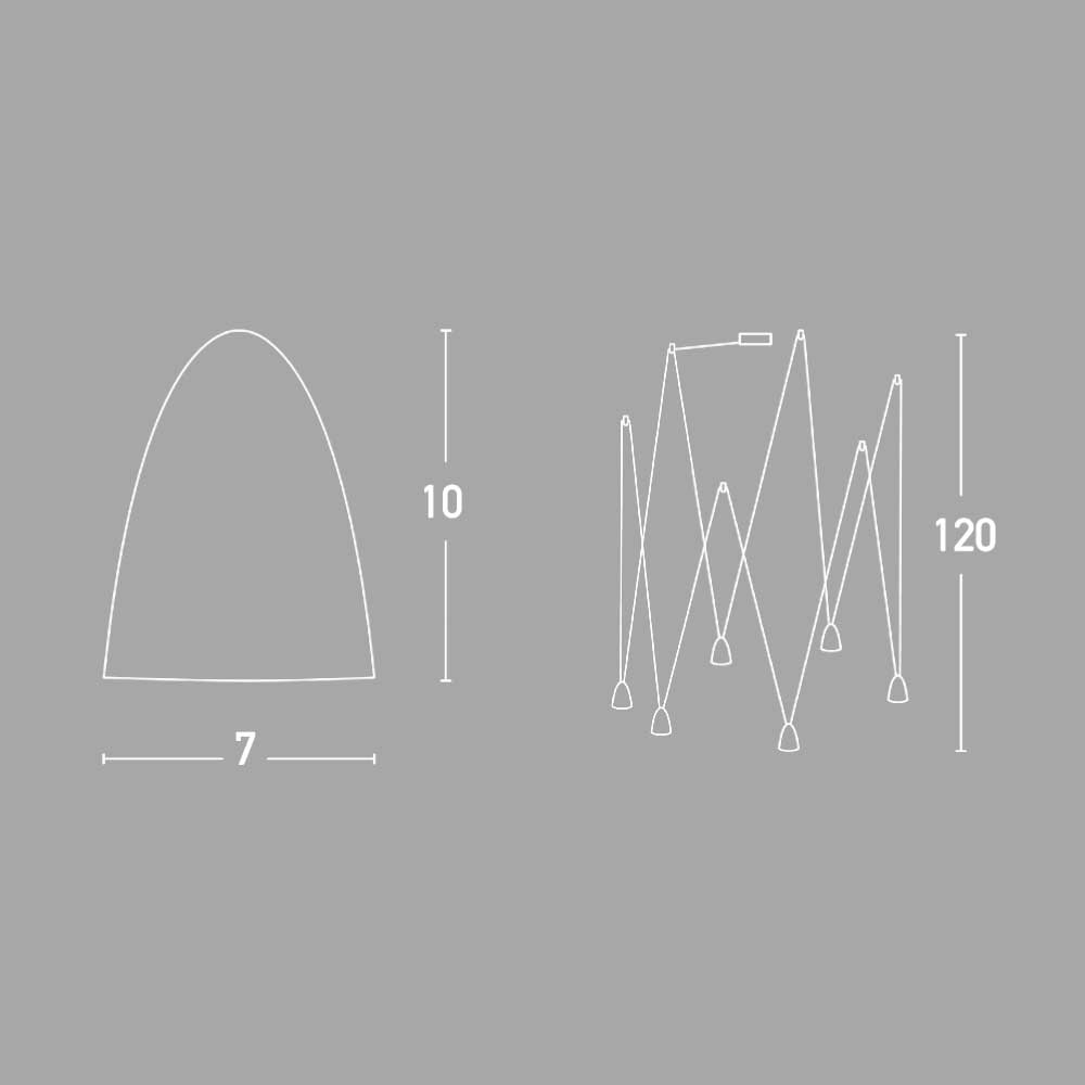LED Κρεμαστό Φωτιστικό Πολύφωτο Σε Μαύρο-Χρυσό Χρώμα 6x7W  - ZAMBELIS LIGHTS
