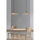 LED Κρεμαστό Φωτιστικό Από Φυσικό Ξύλο 8W - Zambelis Lights