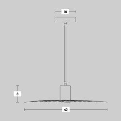 Κρεμαστό Φωτιστικό Μονόφωτο Από Φυσικό Μπαμπού D40cm 1xE27 - ZAMBELIS LIGHTS