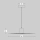 Κρεμαστό Φωτιστικό Μονόφωτο Από Φυσικό Μπαμπού D40cm 1xE27 - ZAMBELIS LIGHTS