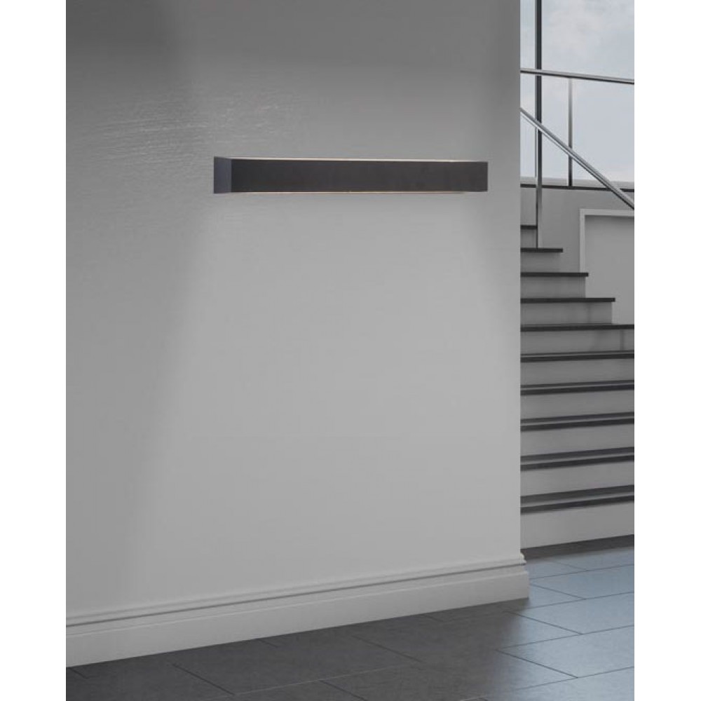 LED Απλίκα Εξωτερικού Χώρου Αλουμινίου Σε Χρώμα Γραφίτη 30W IP65 - Zambelis Lights