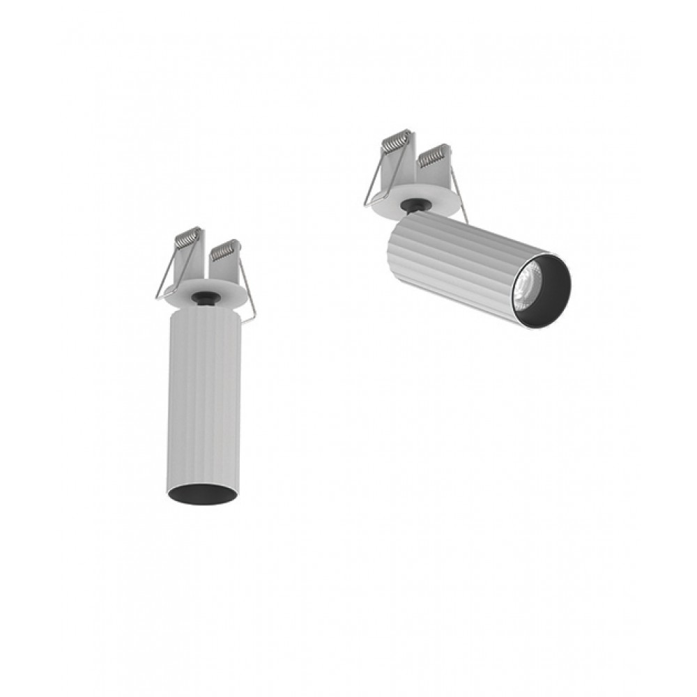 Χωνευτό Led Σποτ Οροφής Αλουμινίου Λευκό 7W CRi 90 - Zambelis lights