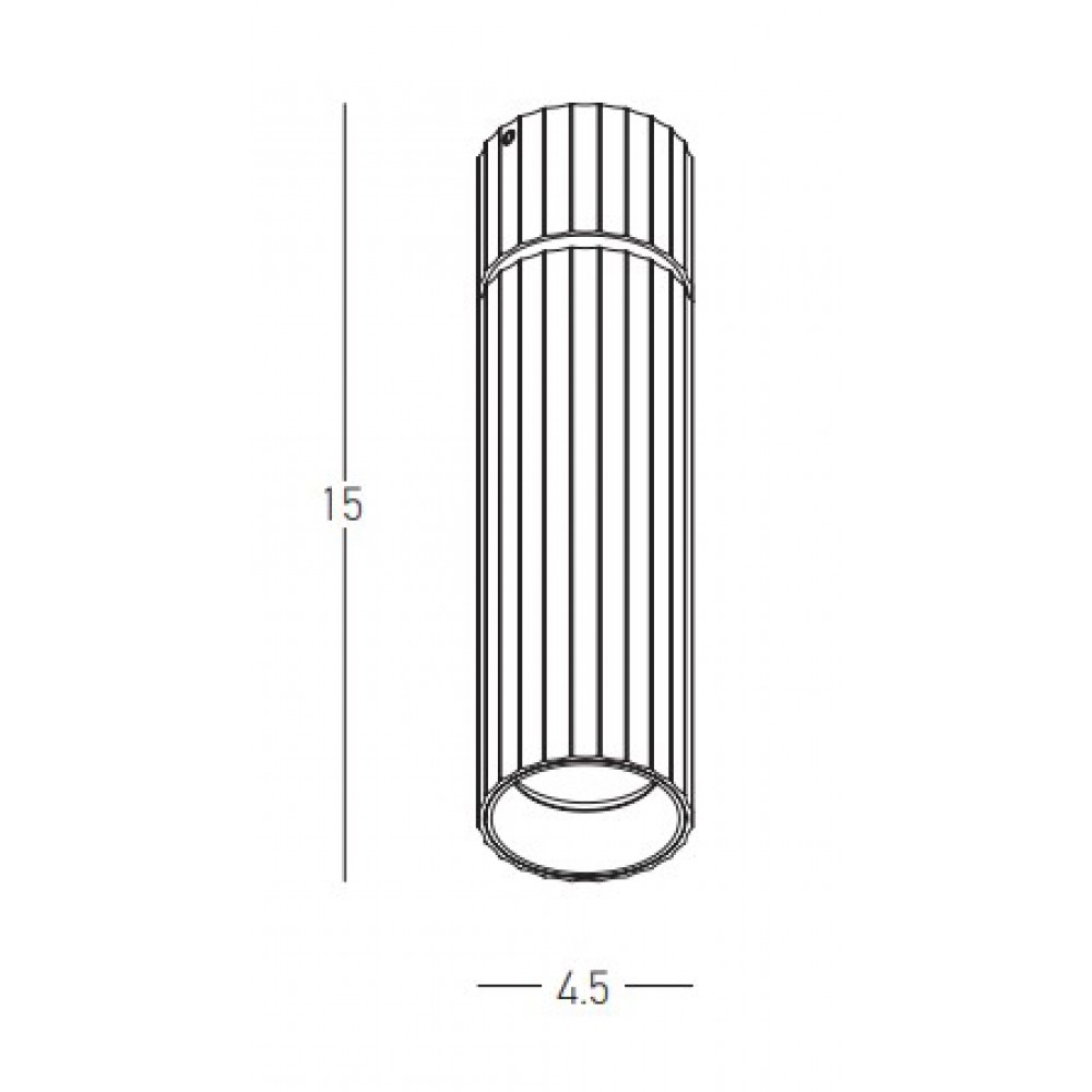 Led Σποτ Οροφής Αλουμινίου Μαύρο 7W CRi 90 - Zambelis lights