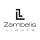 LED Πλαφονιέρα Μεταλλική Μαύρη Σαγρέ 25W - Zambelis Lights