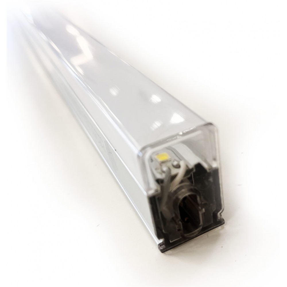 Εξάγωνο Led Φωτιστικό Σώμα 56,5 cm Με Βάση Αλουμινίου και Πολυκαρμπονικό Καλυμα Ασπρου χρώματος σε Φωτισμό Ουδέτερο Λευκό