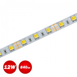 5 Μέτρα Led Ταινία 12W 12V DC IP33 Μη Αδιάβροχη Με Εναλλαγή Θερμού - Ψυχρού Φωτισμού ACA