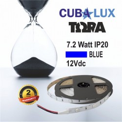 Ταινία Led Αυτοκόλλητη 7.2W 12V IP20 TΩRA COLORS 5 μέτρα ΜΠΛΕ CUBALUX