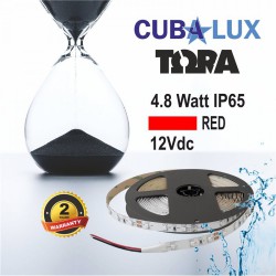 Ταινία Led Αυτοκόλλητη 4.8W 12V IP65 TΩRA COLORS 5 μέτρα ΚΟΚΚΙΝΟ CUBALUX