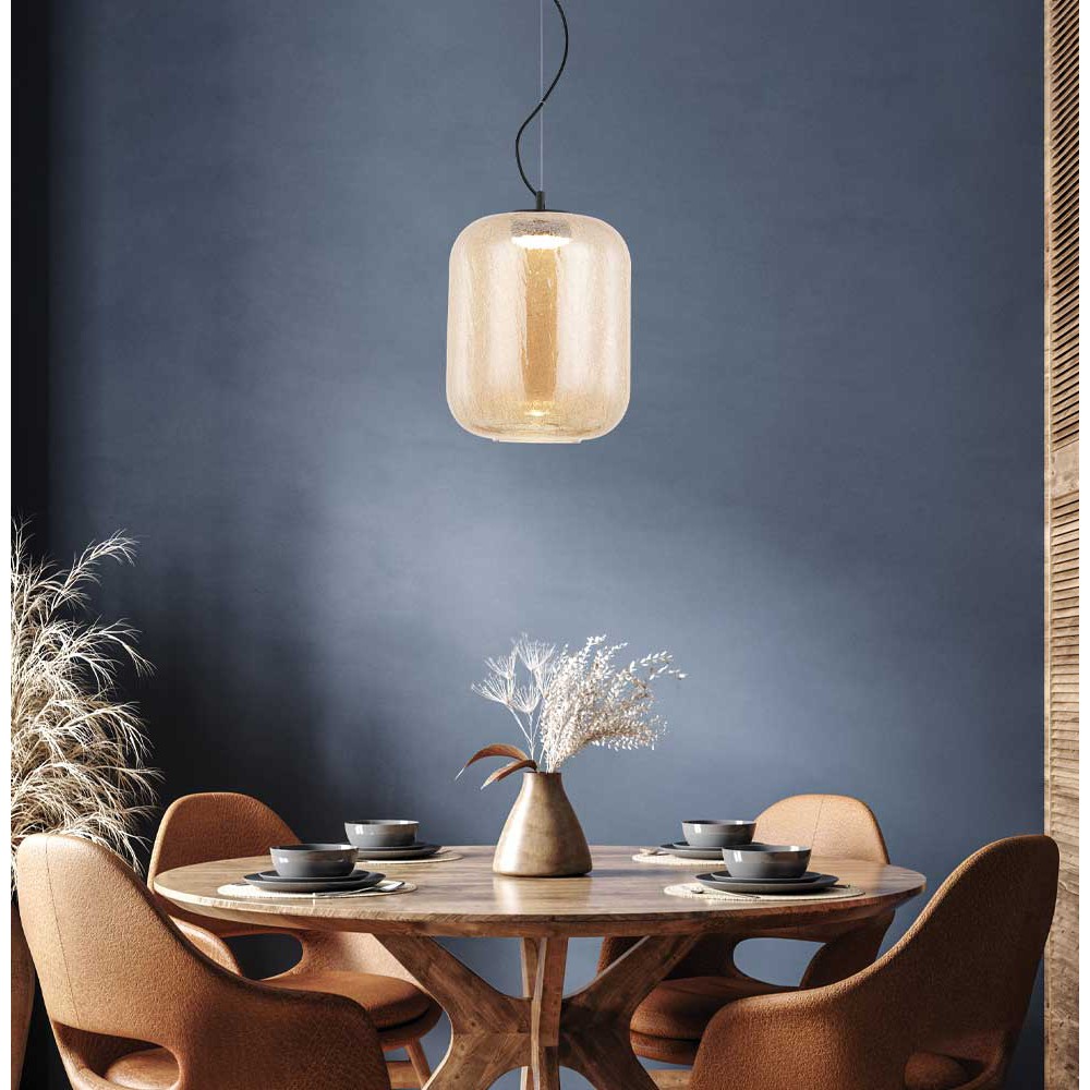 LED Κρεμαστό Φωτιστικό Μονόφωτο Μελί 13W Kiva - Viokef