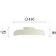Φωτιστικό Οροφής Μπεζ LED 36W CR93 Deva VIOKEF