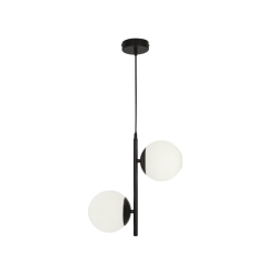 Κρεμαστό Φωτιστικό Δίφωτο Μαύρο 2x G9 ANOUK - Viokef