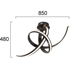 LED Φωτιστικό Οροφής 41W Arezia - VIOKEF