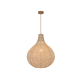 Κρεμαστό Φωτιστικό Μονόφωτο Από Rattan Ø42cm 1x E27 70W max BOLITA - Viokef