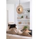 Κρεμαστό Μονόφωτο Φωτιστικό Από Bamboo 1xE27 Ilanga-Viokef