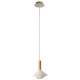 Κρεμαστό Φωτιστικό Μονόφωτο Μεταλλικό Σε Λευκό Χρώμα 1x GU10 KONA VIOKEF