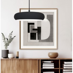 LED Μονόφωτο Κρεμαστό Φωτιστικό Μαύρο 11W Logan - Viokef