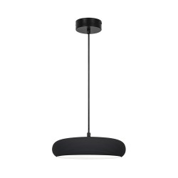 LED Μονόφωτο Κρεμαστό Φωτιστικό Μαύρο 11W Logan - Viokef